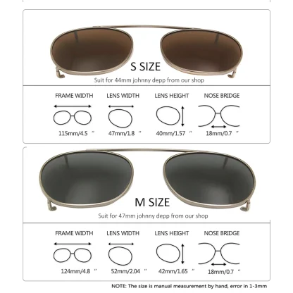 Tinted Oval Clip-ons for Sunglasses - Image 7