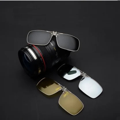 Square Clip-ons for Sunglasses - Image 4