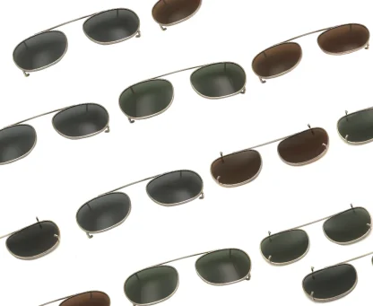 Tinted Oval Clip-ons for Sunglasses - Image 3