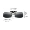 Flip-up Rectangular Clip-ons for Sunglasses - Image 7