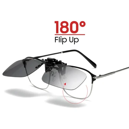 Flip-up Rectangular Clip-ons for Sunglasses - Image 6