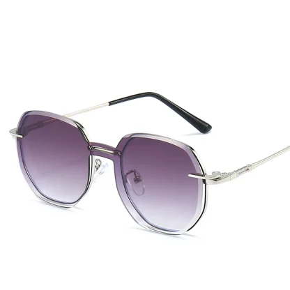 Round Magnetic Clip-on Sunglasses - Image 6