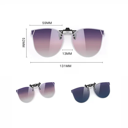 Gradient Flip Up Clip-ons for Sunglasses - Image 7