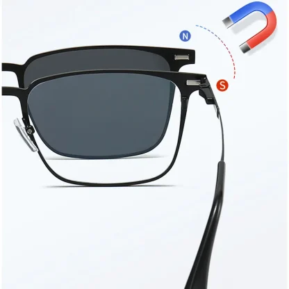 Polarized Magnetic Clip-on Sunglasses - Image 3