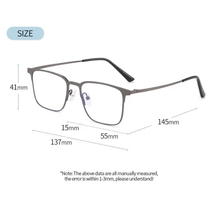 Magnetic Square Clip-on Sunglasses - Image 4