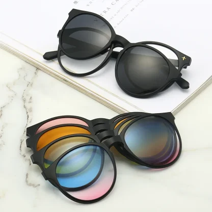 Magnetic Tinted Clip-on Sunglasses - Image 4