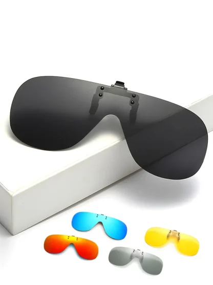 Rimless Flip Up Clip-ons for Sunglasses