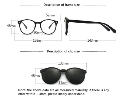 Magnetic Tinted Clip-on Sunglasses - Image 5