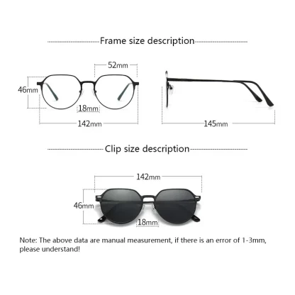 Magnetic Polarized Clip-on Sunglasses - Image 5