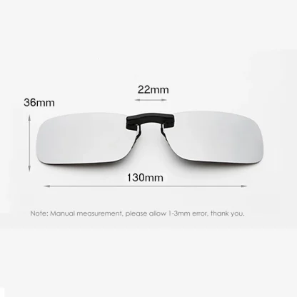 Rimless Polarized Clip-ons for Sunglasses - Image 7