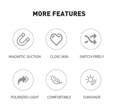 Magnetic Clip-on Sunglasses - Image 4