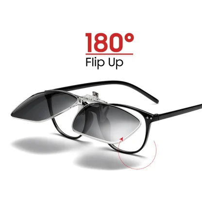 Square Flip-up Clip-ons for Sunglasses - Image 3
