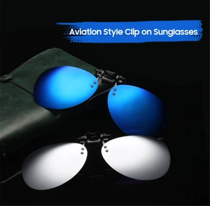 Rimless Aviator Clip-ons for Sunglasses - Image 2