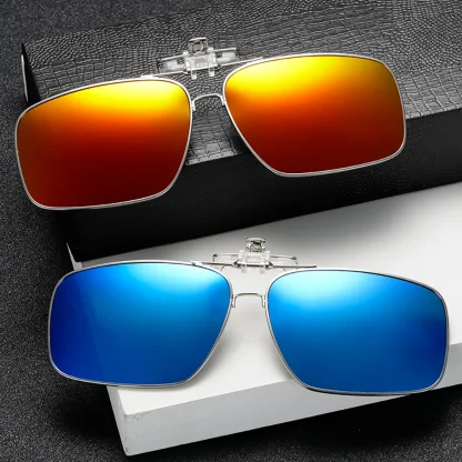 Square Flip-up Clip-ons for Sunglasses
