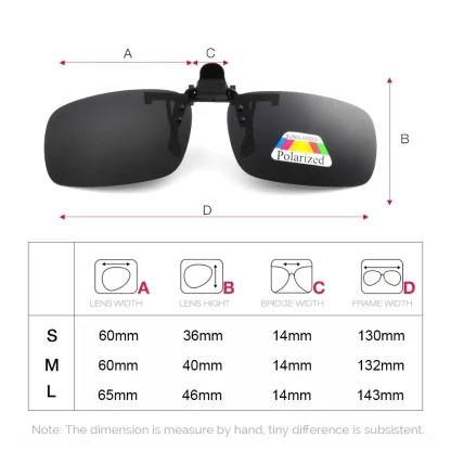 Flip-up Rimless Clip-ons for Sunglasses - Image 3