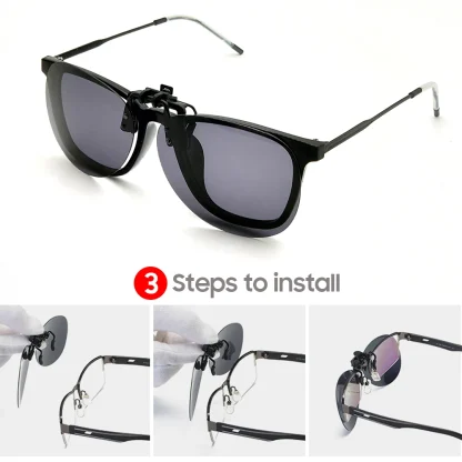 Rimless Aviator Clip-ons for Sunglasses - Image 4