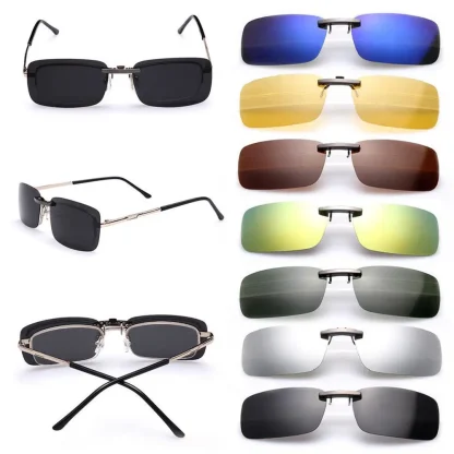 Retro Tinted Clip-ons for Sunglasses - Image 5