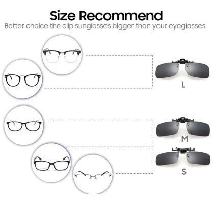 Flip-up Rimless Clip-ons for Sunglasses - Image 2