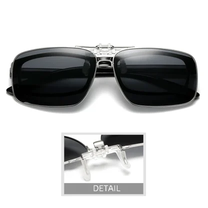 Square Flip-up Clip-ons for Sunglasses - Image 2
