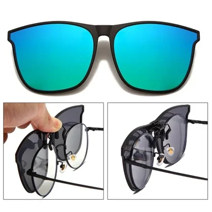 Flip-up Square Clip-ons for Sunglasses - Image 6