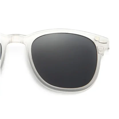 Transparent Frame Clip-on Sunglasses - Image 4