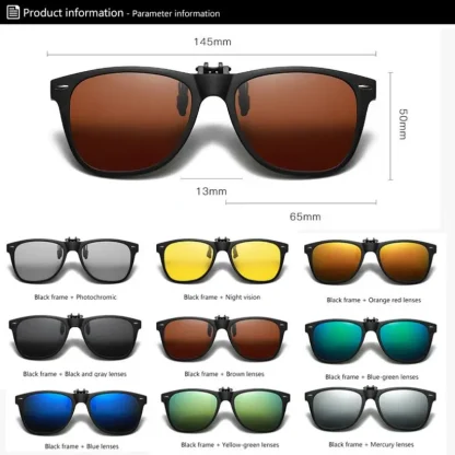 Casual Polarized Clip-ons for Sunglasses - Image 3