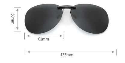Tinted Polarized Clip-ons for Sunglasses - Image 4