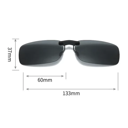 Rectangular Rimless Clip-ons for Sunglasses - Image 5
