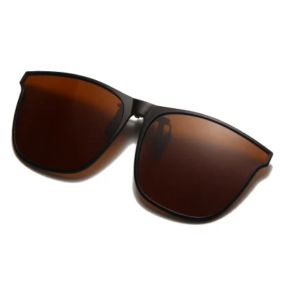 Flip-up Square Clip-ons for Sunglasses - Image 4