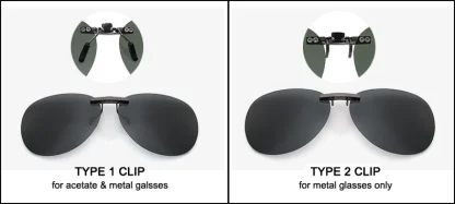 Tinted Polarized Clip-ons for Sunglasses - Image 3