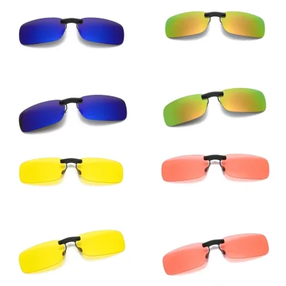 Rectangular Driving Clip-ons for Sunglasses - Image 4