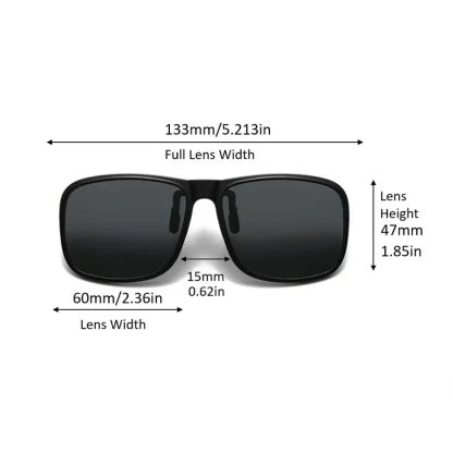 Flip-up Anti-glare Clip-ons for Sunglasses - Image 4